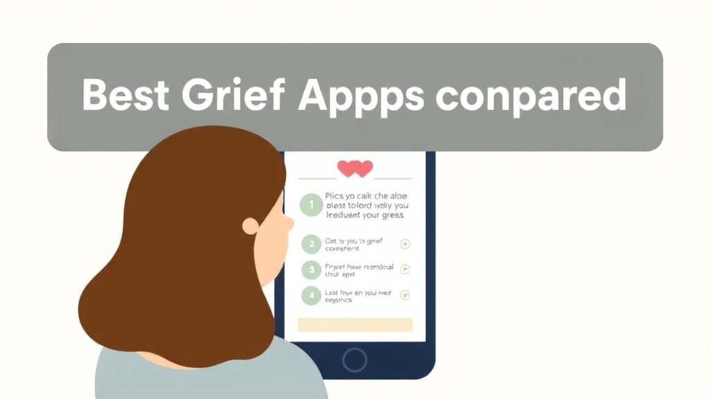 Practical checklist visual for best Grief Apps Compared