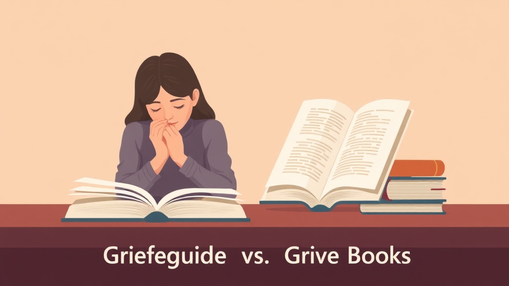 Detailed visual representation of griefguide vs Grief Books