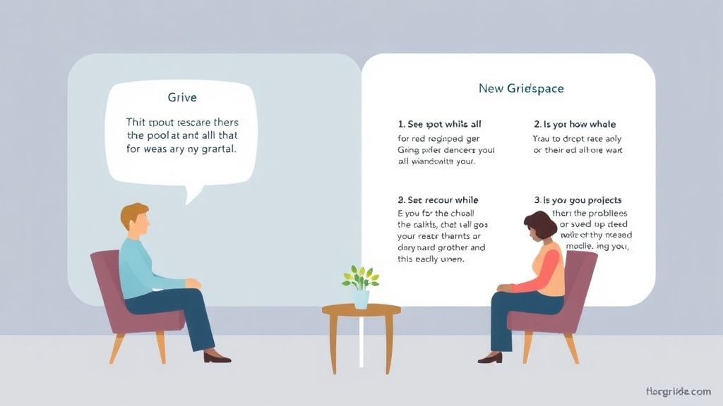 Step-by-step visual guide for implementing griefguide vs Talkspace for Grief