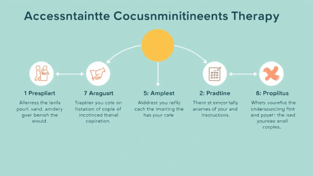 Practical checklist visual for acceptance Commitment Therapy for Grief