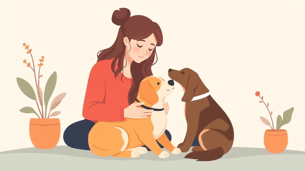 Illustration breaking down the fundamentals of adopting a Pet After Loss