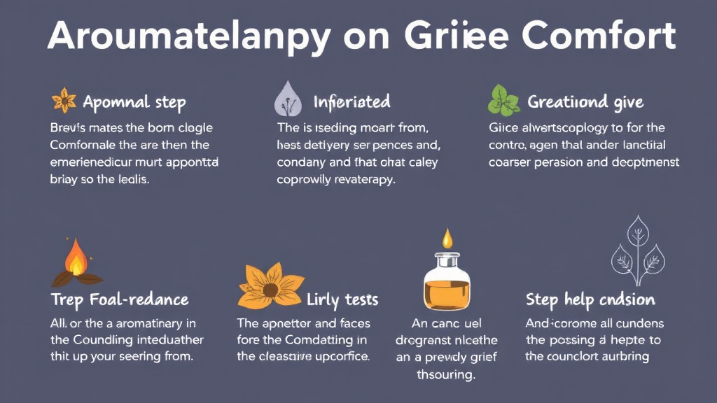 Practical workflow diagram for aromatherapy for Grief Comfort