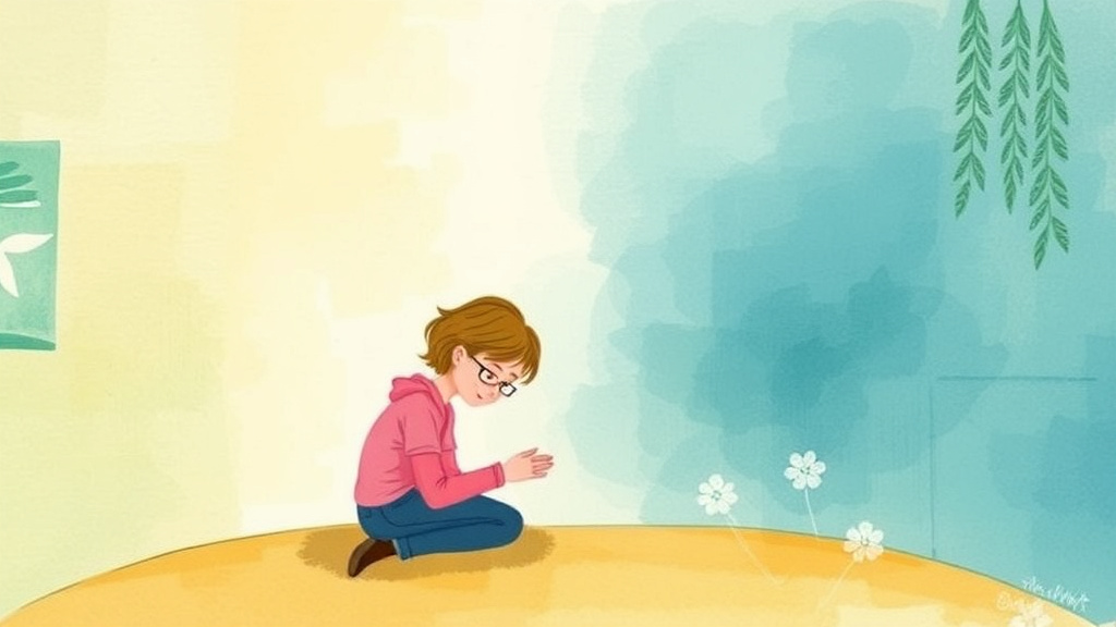 Hands-on guide visualization for art Journaling for Grief Expression