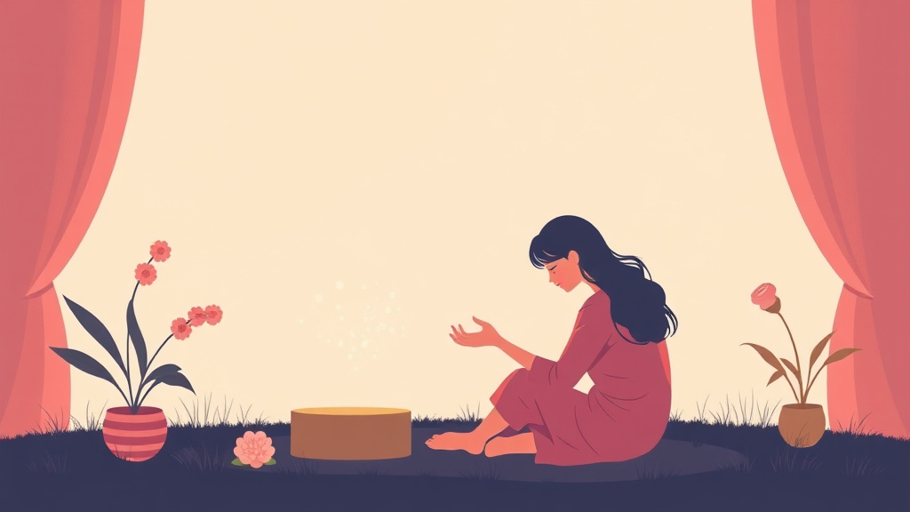 Visual overview of art Therapy for Grief Expression with key concepts highlighted