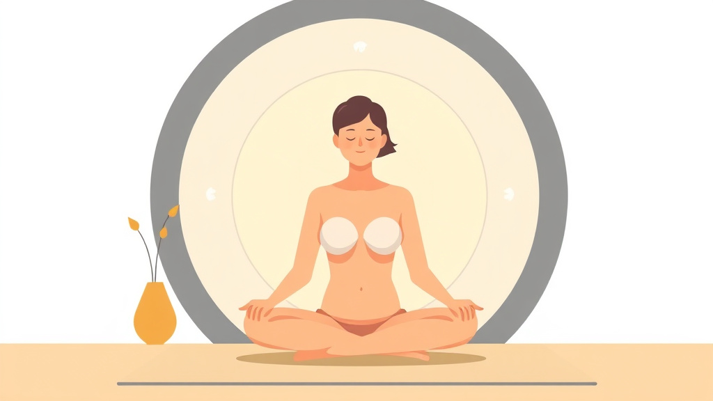 Clear illustration of body Scan Meditation for Grief with supporting details