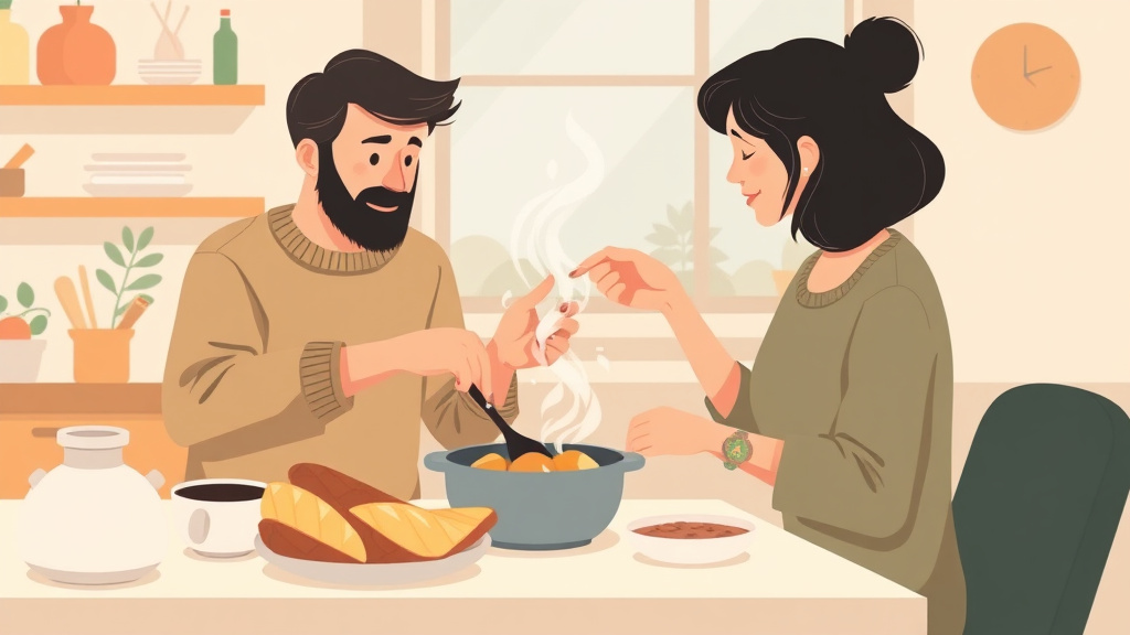An informative visual explaining cooking Their Favorite Meal as Ritual for beginners and professionals