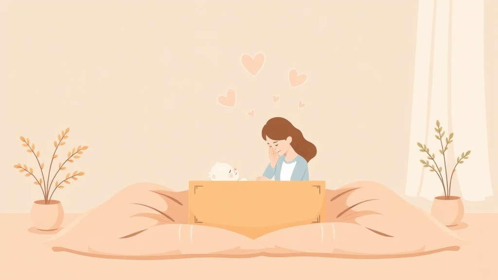 Conceptual diagram showing how creating a Comfort Box for Grief works in practice