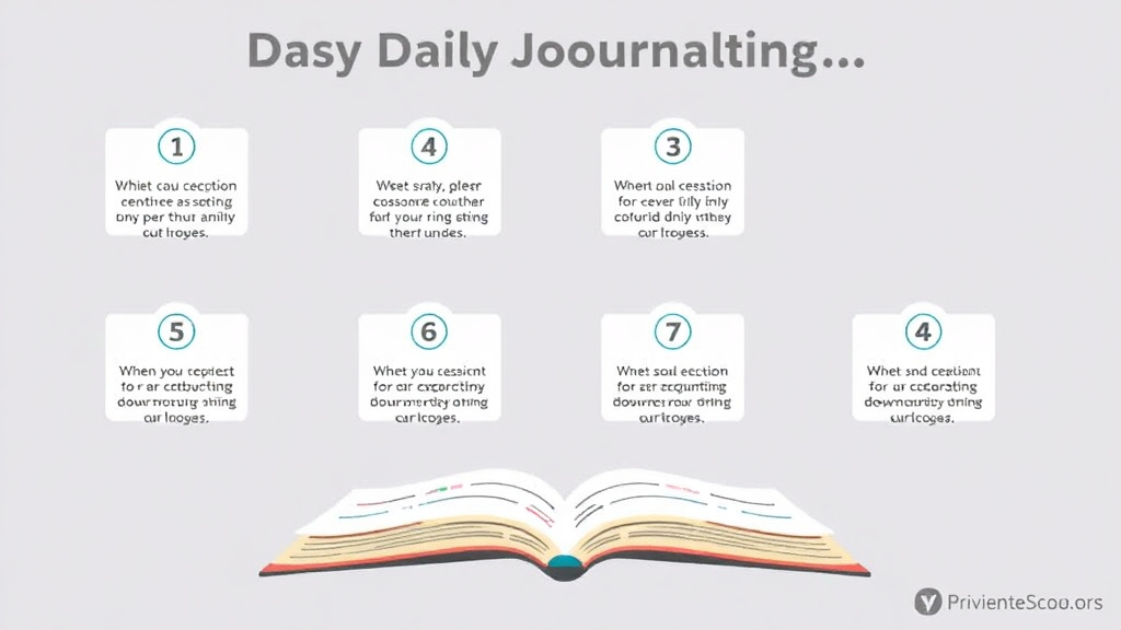 Real-world application diagram for daily Journaling for Grief Recovery
