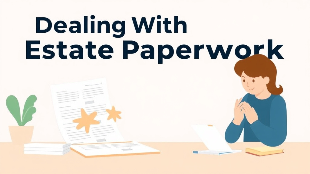 Real-world application diagram for dealing With Estate Paperwork While Grieving