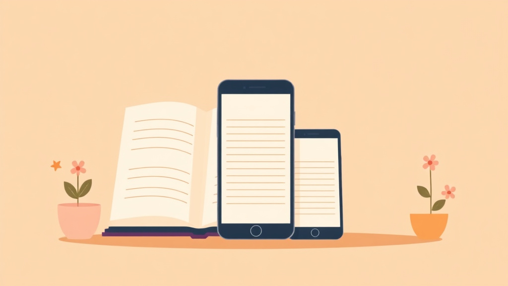 Illustration breaking down the fundamentals of digital Journaling Apps for Grief