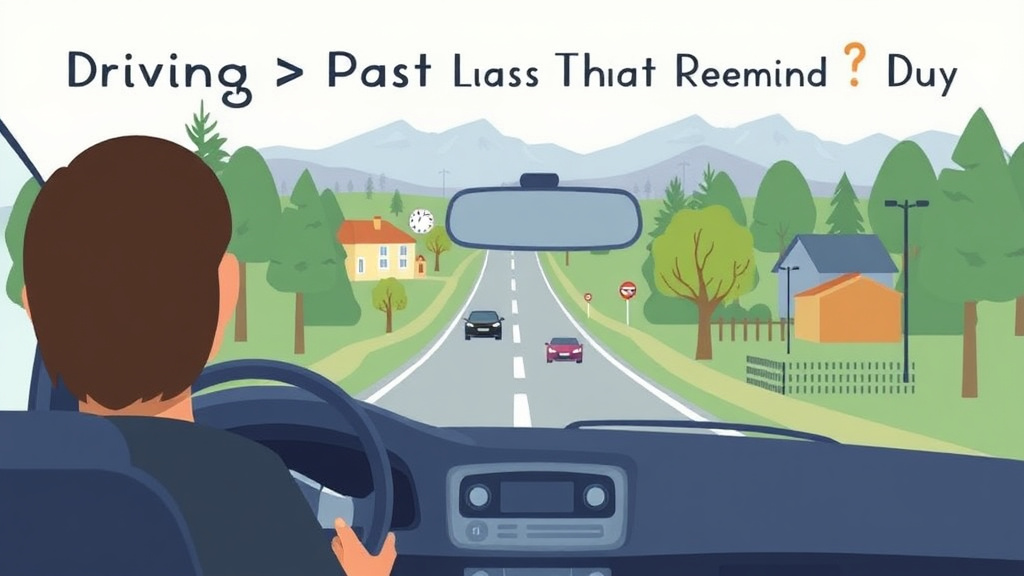 Step-by-step visual guide for implementing driving Past Places That Remind You