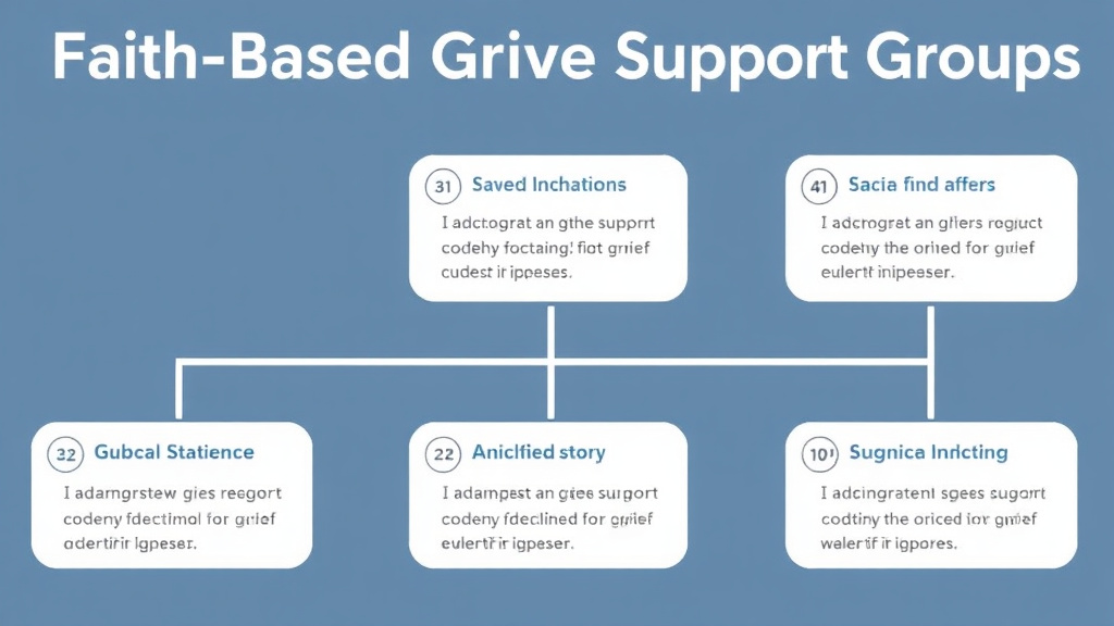 Step-by-step visual guide for implementing faith Based Grief Support Groups