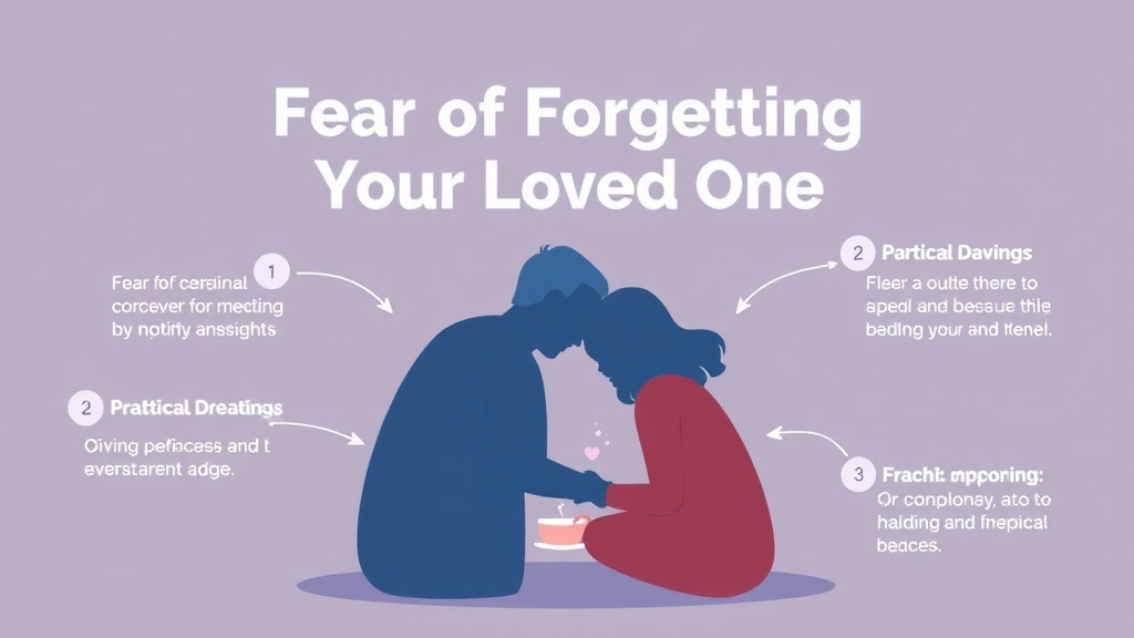 Process flow illustration for putting fear of Forgetting Your Loved One into action