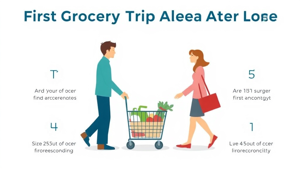 Real-world application diagram for first Grocery Trip Alone After Loss