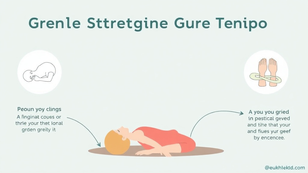 Hands-on guide visualization for gentle Stretching for Grief Tension