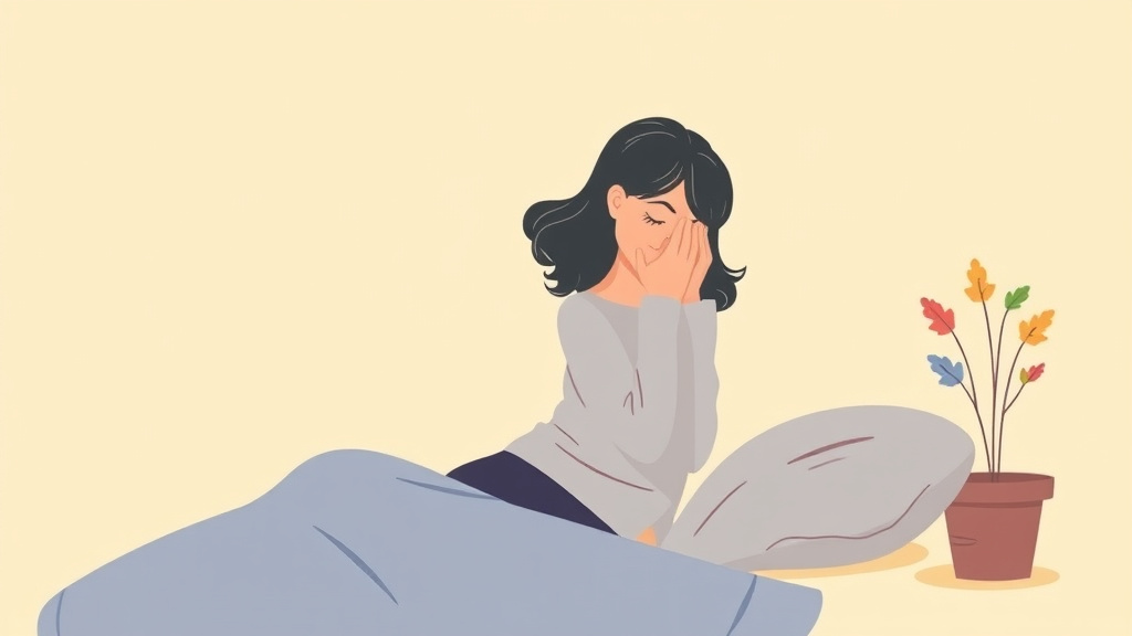 Detailed visual representation of grief and Anxiety Managing Fear After Loss