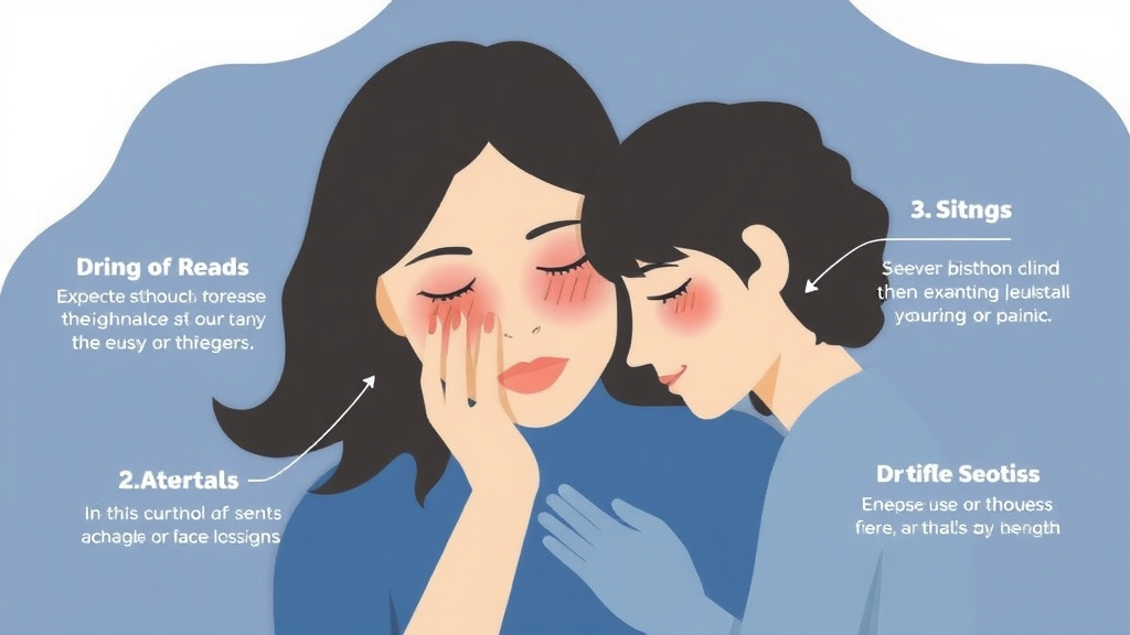 Action-oriented illustration showing how to apply grief and Anxiety Managing Fear After Loss