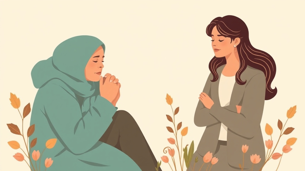 Illustration breaking down the fundamentals of grief and Gratitude Can They Coexist
