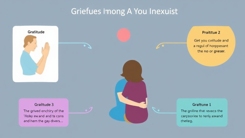 Real-world application diagram for grief and Gratitude Can They Coexist