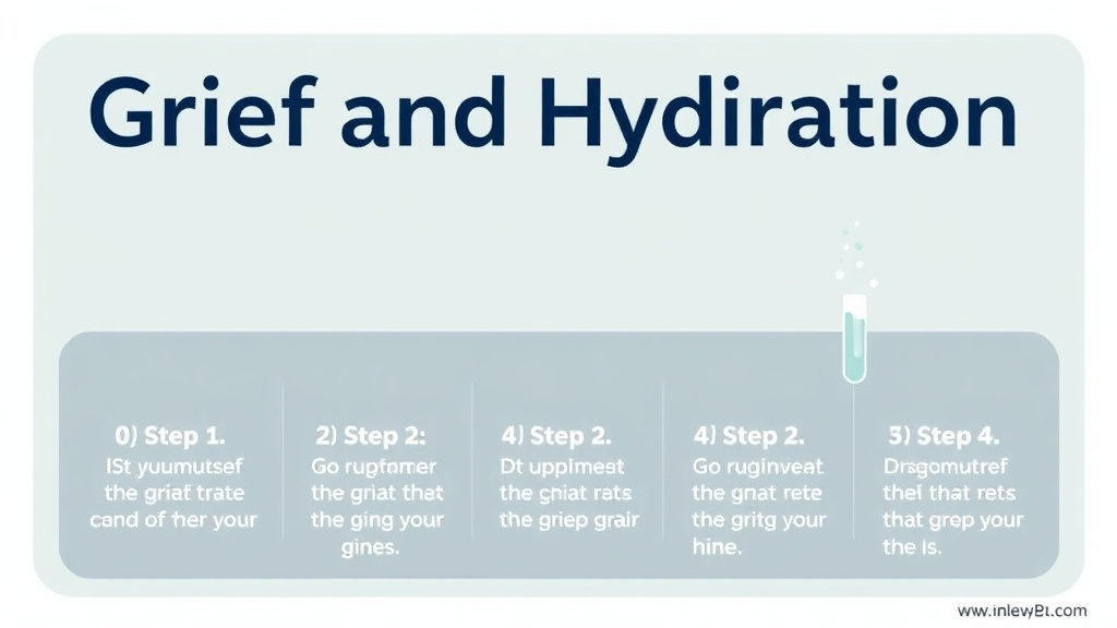 Implementation roadmap for grief and Hydration Caring for Your Body with actionable steps