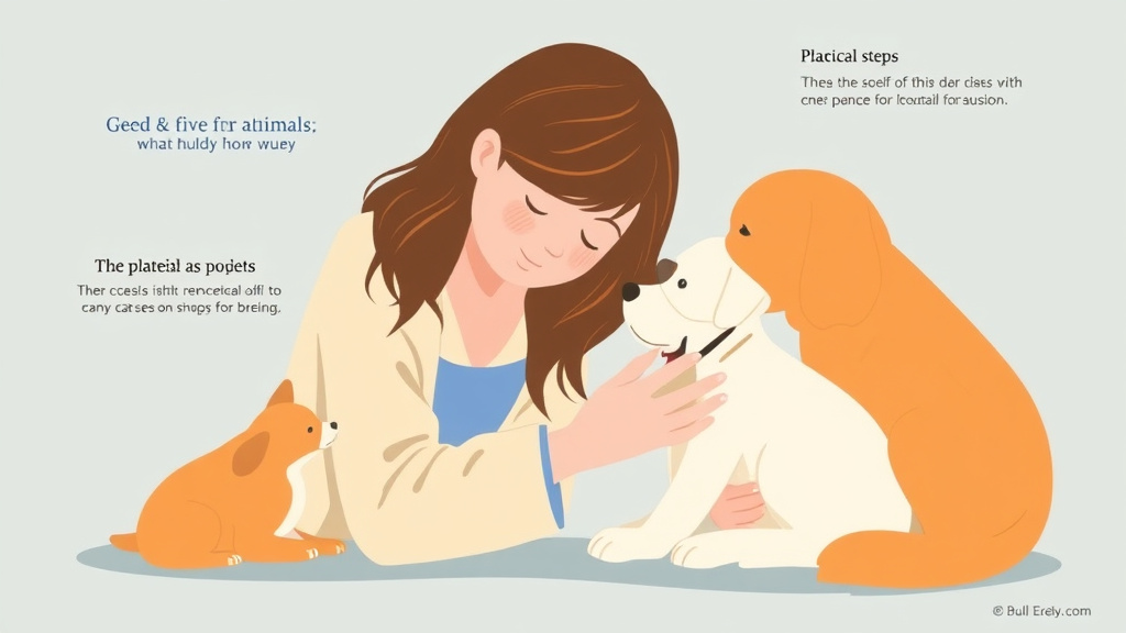Real-world application diagram for grief and Pets Comfort From Animals