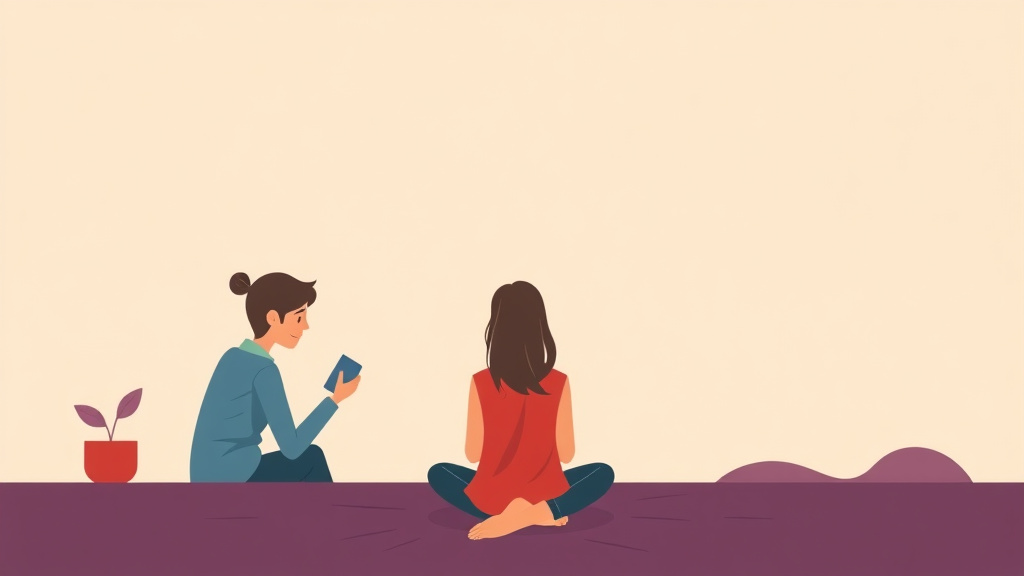 Illustration breaking down the fundamentals of grief and Social Media Boundaries