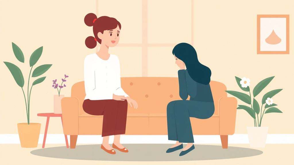 Detailed visual representation of grief Counseling What to Expect