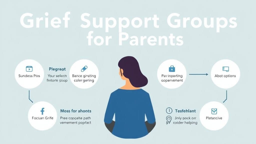 Step-by-step visual guide for implementing grief Support Groups for Parents