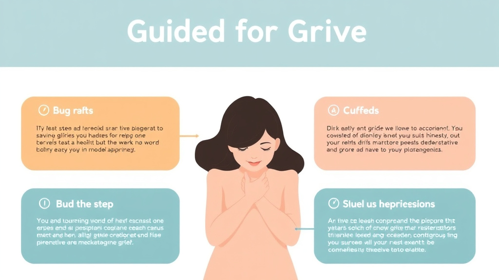Practical checklist visual for guided Visualization for Grief