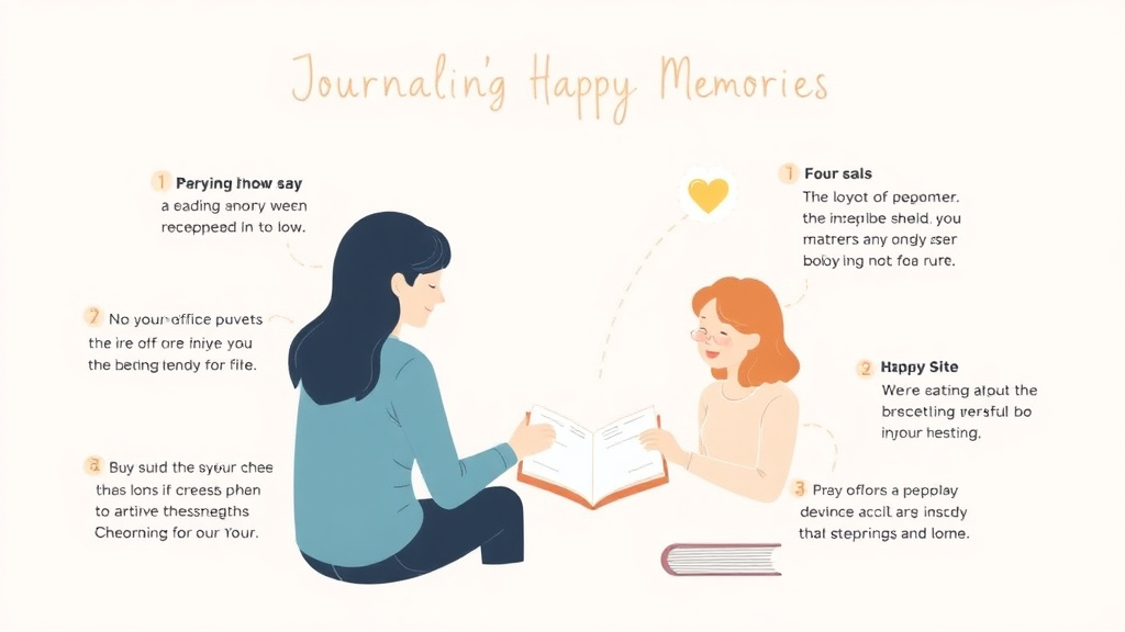 Implementation roadmap for journaling About Happy Memories with actionable steps