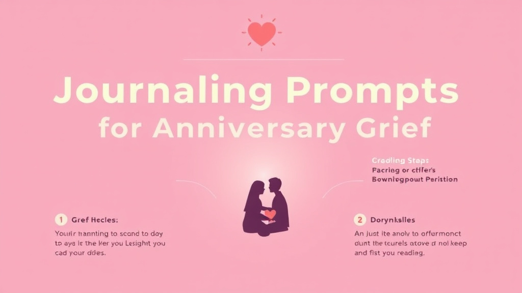 Real-world application diagram for journaling Prompts for Anniversary Grief