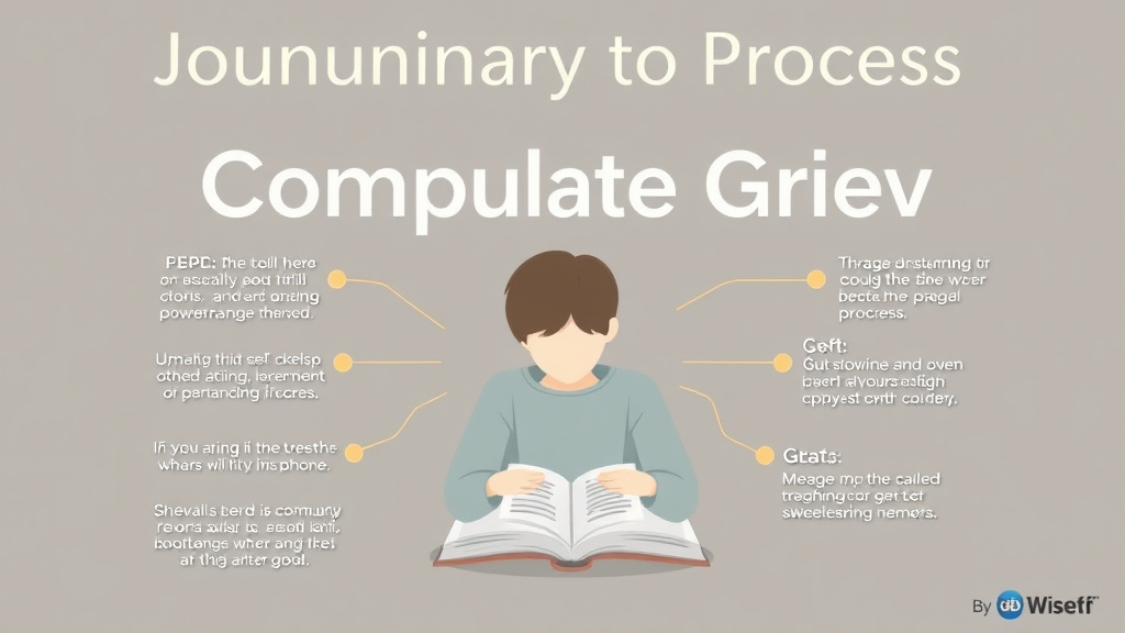 Real-world application diagram for journaling to Process Complicated Grief