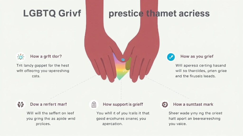 Step-by-step visual guide for implementing lgbtq Grief Support Groups