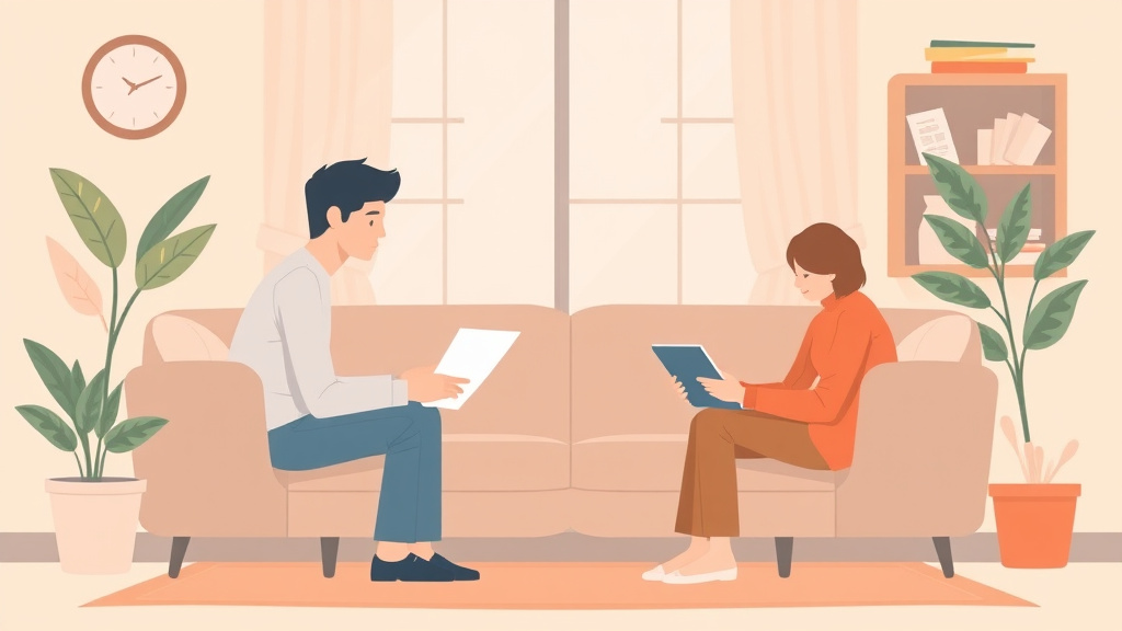 A professional illustration depicting managing Shared Subscriptions After Loss