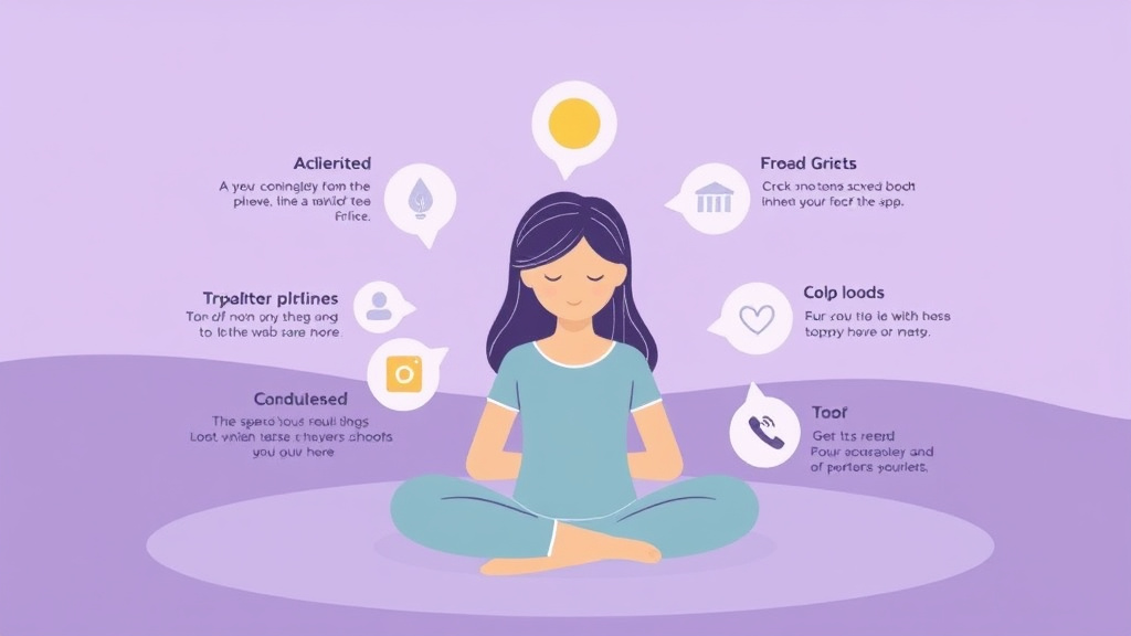 Step-by-step visual guide for implementing mindfulness Apps for Grief Support