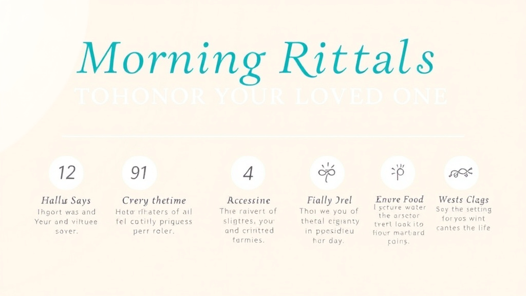 Real-world application diagram for morning Rituals to Honor Your Loved One