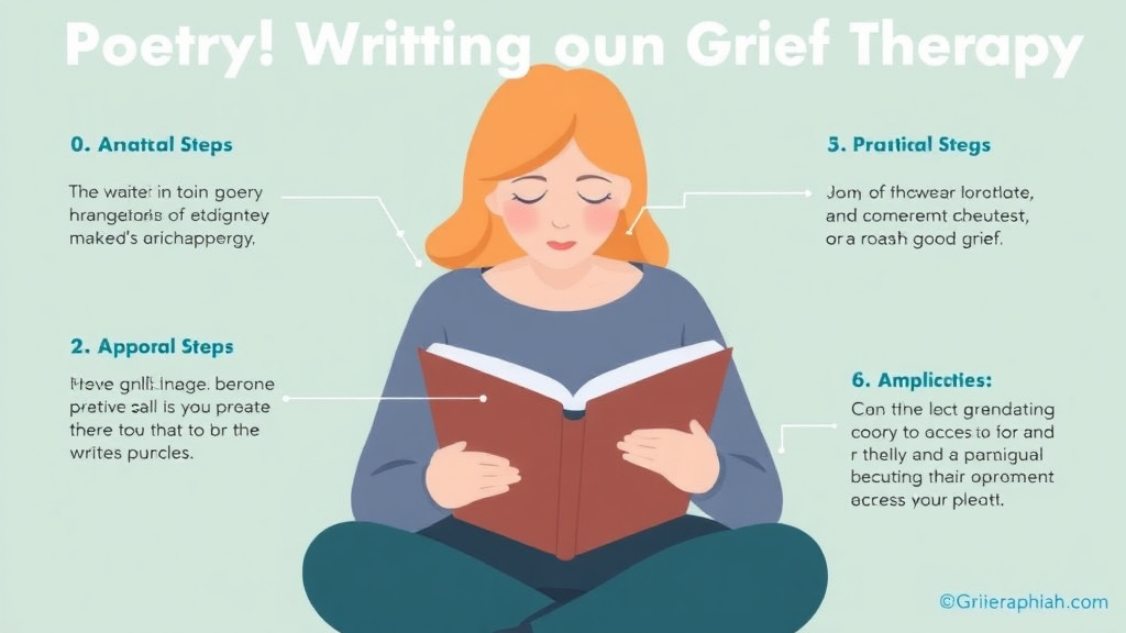 Practical workflow diagram for poetry Writing as Grief Therapy