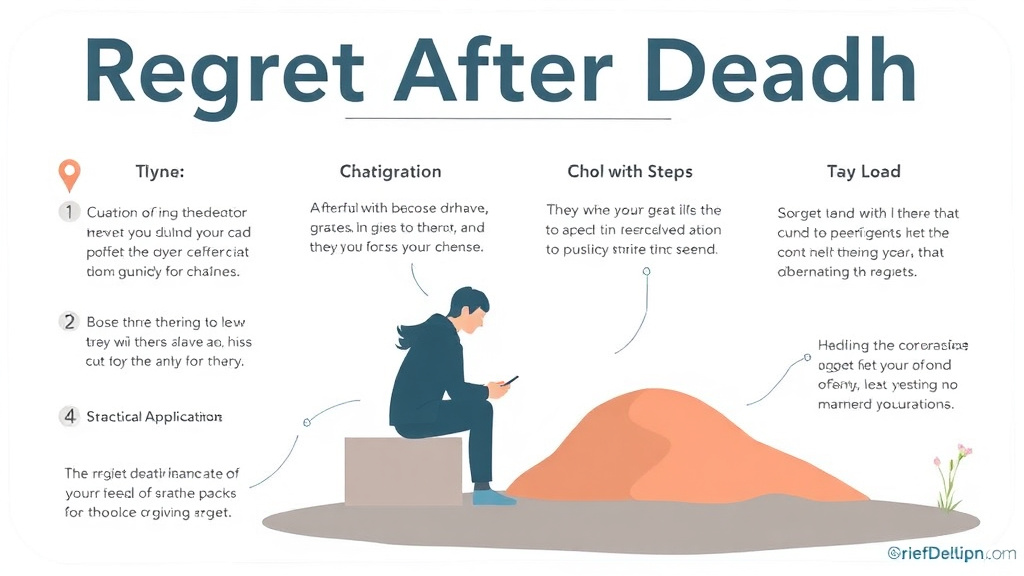 Practical workflow diagram for regret After Death Coping With What Ifs