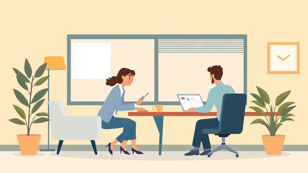 Visual overview of returning to a Job You Shared With the Deceased with key concepts highlighted
