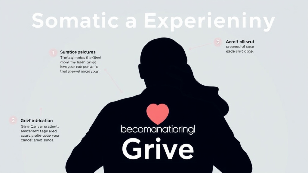 Practical checklist visual for somatic Experiencing for Grief