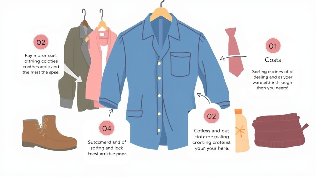 Practical workflow diagram for sorting Through Clothes After Death