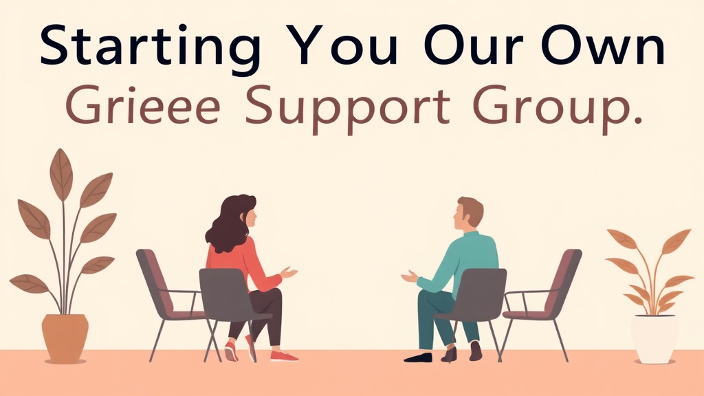 Detailed visual representation of starting Your Own Grief Support Group