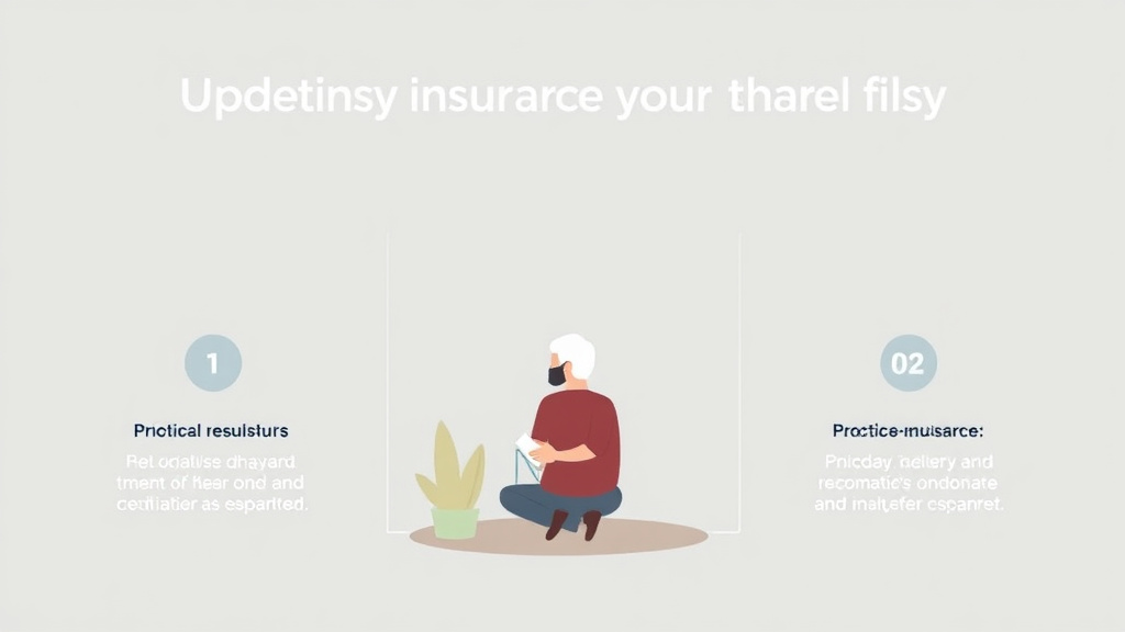 Real-world application diagram for updating Insurance After a Death