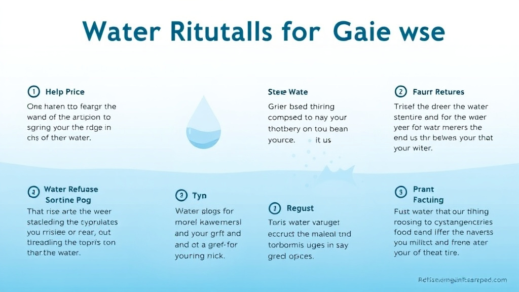 Practical workflow diagram for water Rituals for Grief Release