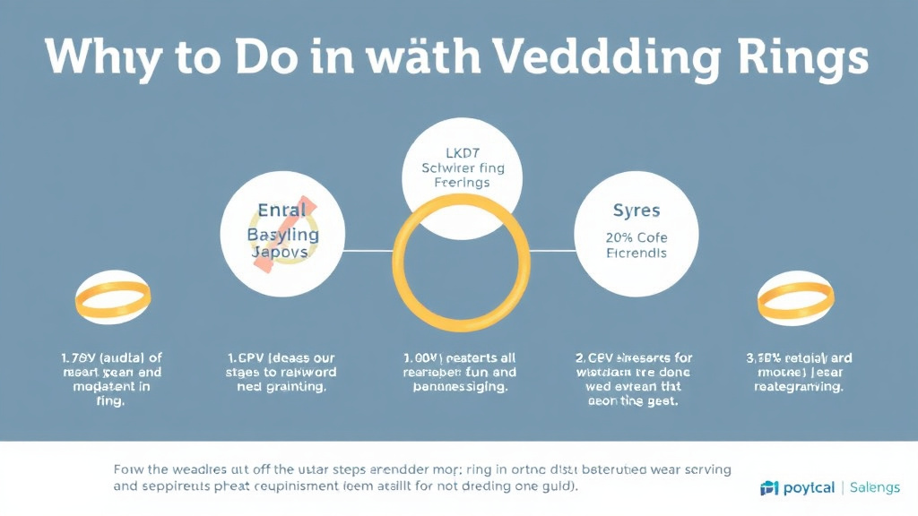 Action-oriented illustration showing how to apply what to Do With Wedding Rings After Death