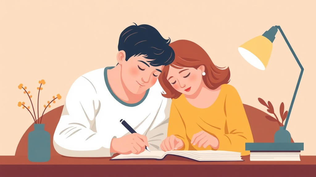 Clear illustration of writing Letters to Your Loved One with supporting details