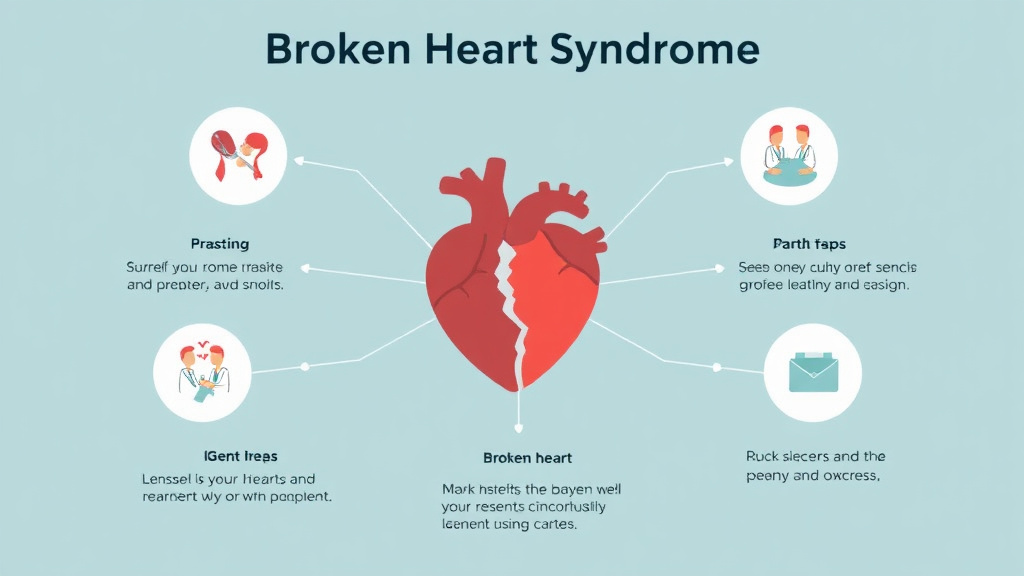 Practical checklist visual for broken Heart Syndrome and Grief