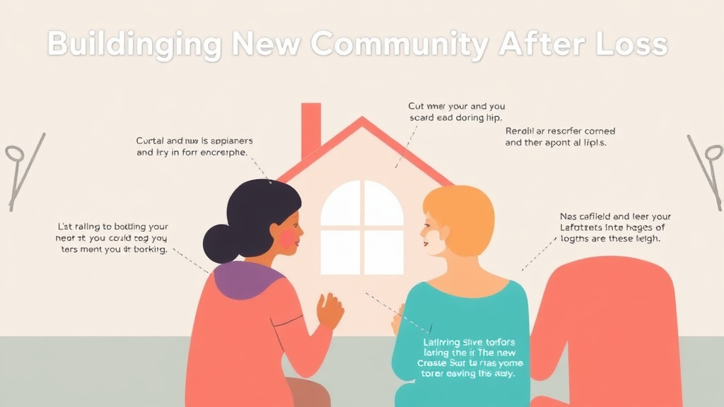 Practical workflow diagram for building New Community After Loss