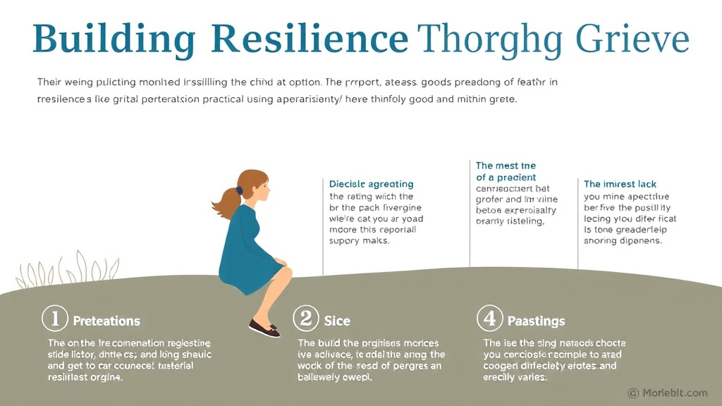 Practical workflow diagram for building Resilience Through Grief