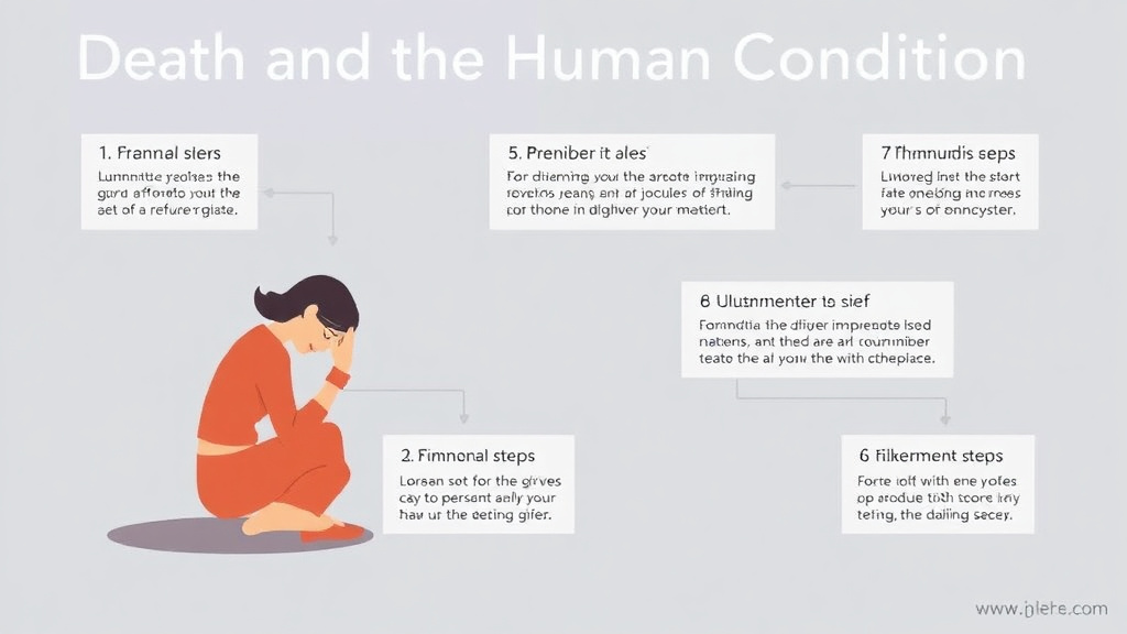 Real-world application diagram for death and the Human Condition